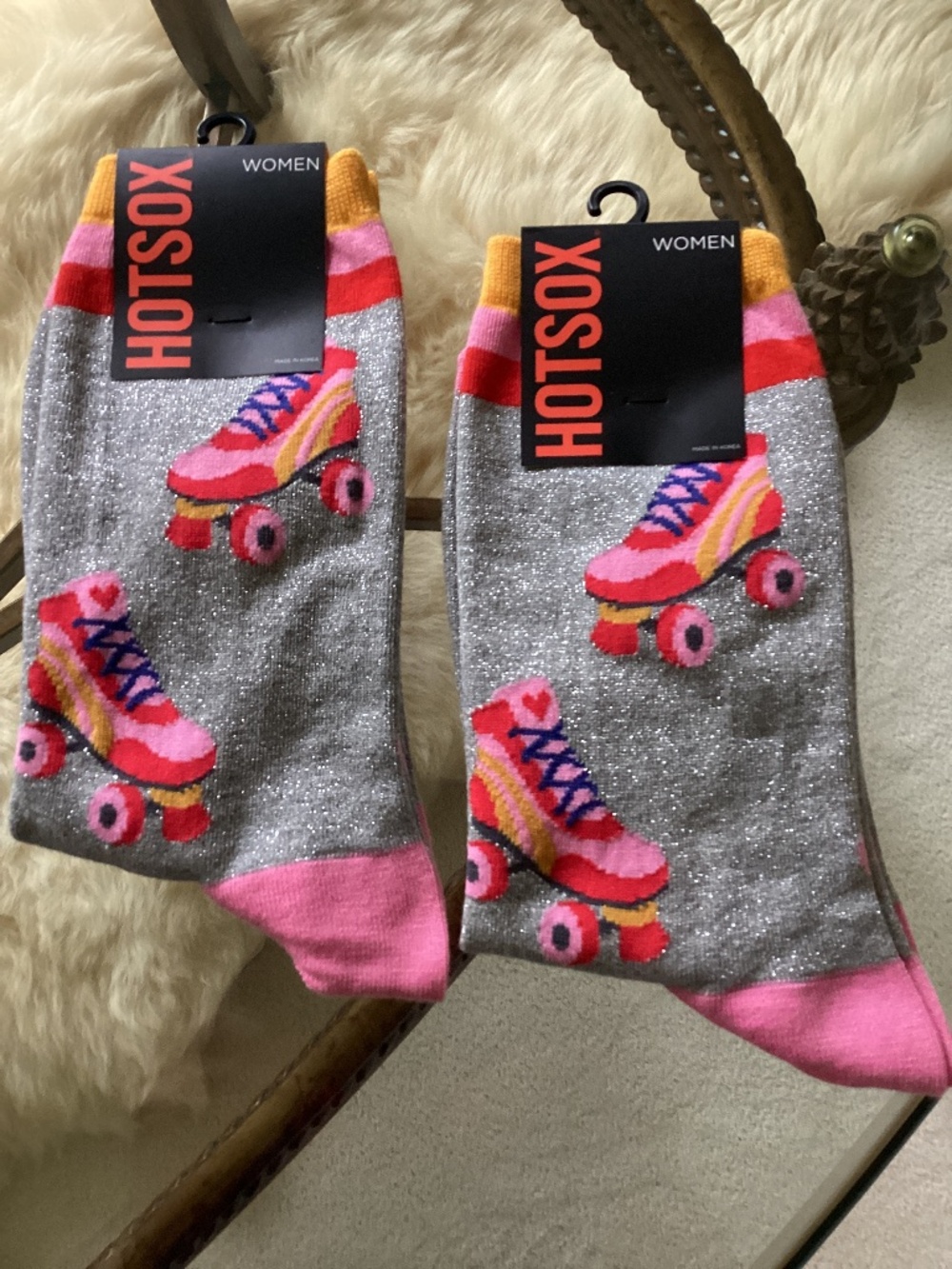 NWT. 2 Pair fun Hot Sox!